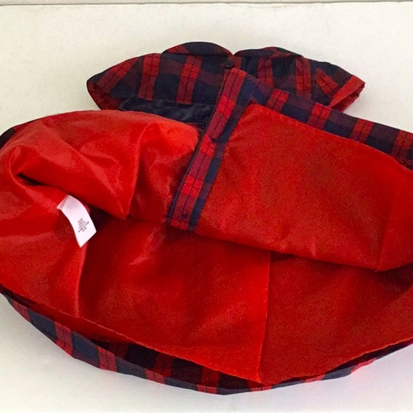 Janie & Jack Red/Navy Checkered Dress. Holiday, Easter, Special Occasion Dress. - Picture 7 of 11